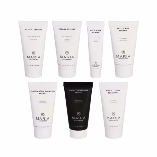 Spa Ritual Set från Maria Åkerberg innehåller sju välgörande produkter samlat i en ekologisk bomullsnecessär av allt du behöver för att skapa en avkopplande sparitual i ditt eget hem.