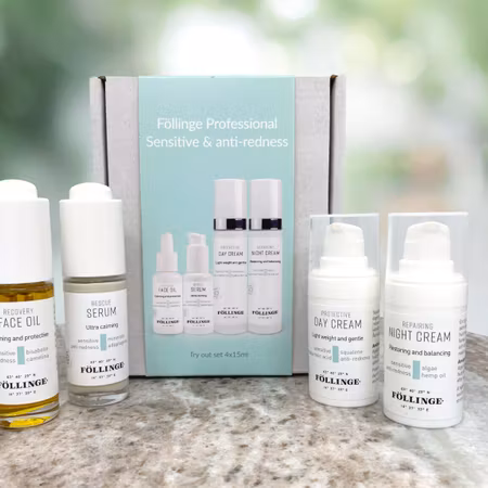 Föllinge SENSITIVE & ANTI-REDNESS - 4x15 ml Ansikts Set