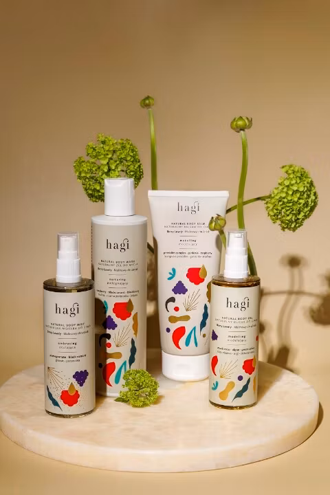 HAGI Body Oil BERRY LOVELY - uppstramande kropps- & massageolja 100 ml