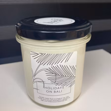 Soy Candle SPA doftljus Hagi Holliday on Bali