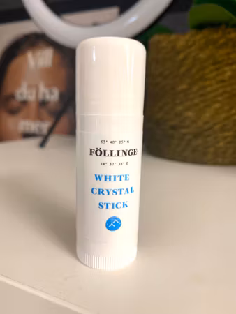White Crystal Stick Linimentstift vita blomman Föllinge