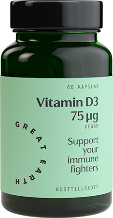 D3 vitamin Ug 75 GREAT EARTH