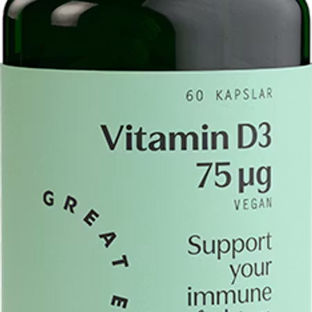 D3 vitamin Ug 75 GREAT EARTH