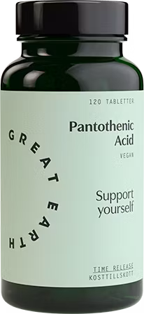 Pantothenic Acid Vitamin B5 GREAT EARTH