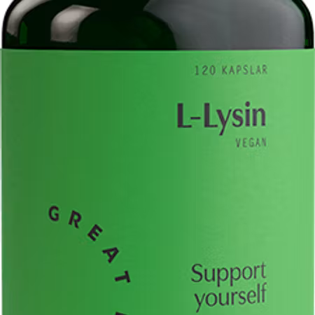 L-Lysin GREAT EARTH aminosyra för kollagenproduktion.