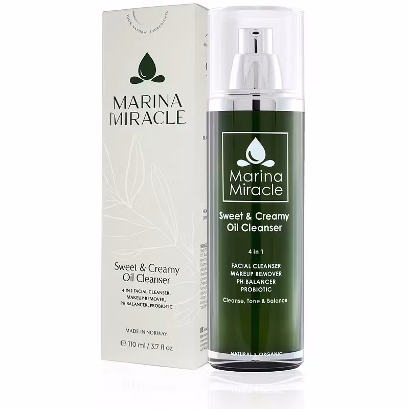 Sweet & Creamy Oil Cleanser är Marina Miracle omtyckta oljerengöring som förvandlas till en krämig konsistens vid kontakt med vatten.   Den rengör huden på djupet, passar alla hudtyper, är mycket popu