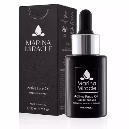 Active Face Oil for Men MARINA MIRACLE 2 storlekar