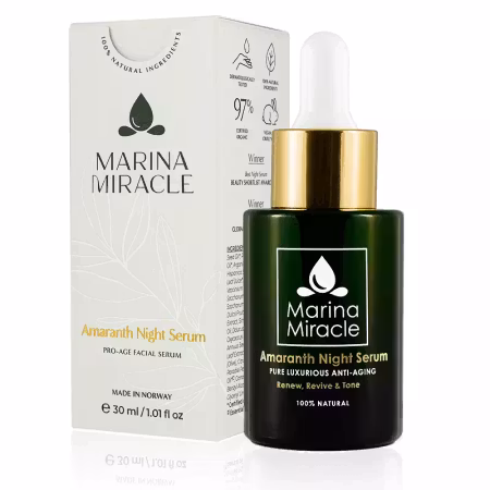 Amaranth Night Serum  MARINA MIRACLE 2 storlekar
