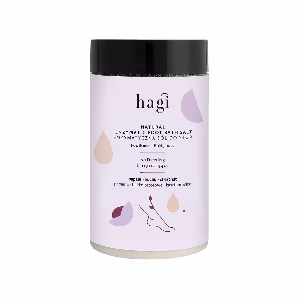 Hagi Natural Enzymatic Foot Bath Salt  Mjukgörande och uppfriskande badsalt för trötta fötter.