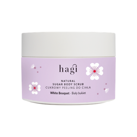 Natural Suger Peeling Scrub White Bouquet HAGI