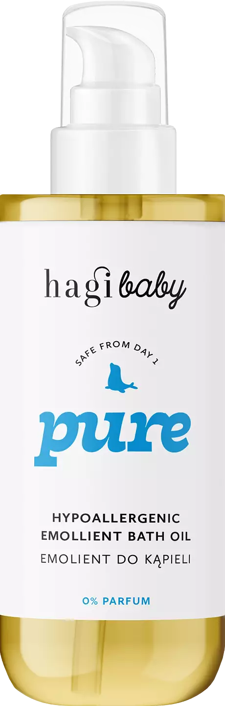 Baby Pure Hypoallergenic Emollient Bath Oil HAGI