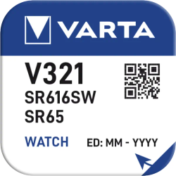 321 / SR616SW / SR65 Varta
