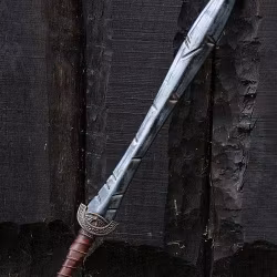 Battleworn keltiska bladsvärd