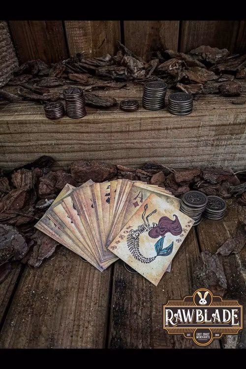 Dead Mermaid Pirate Poker Deck