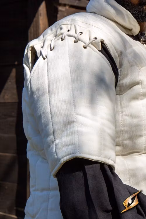 Gambeson Warrior with Short Sleeves - Natural
