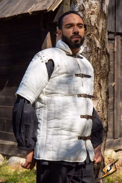 Gambeson Warrior with Short Sleeves - Natural