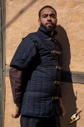 Gambeson Warrior with Short Sleeves - Epic Black