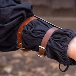 Scout Arm Guards - Polished Steel