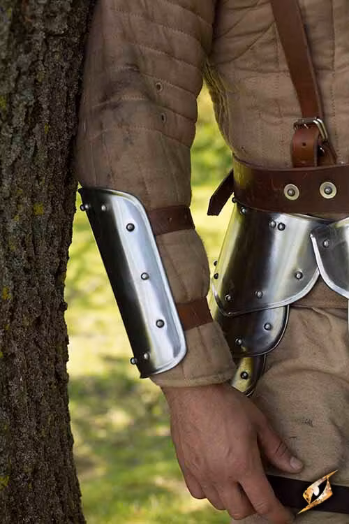 Arm Protection Warrior - Polished Steel