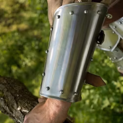 Arm Protection Warrior - Polished Steel