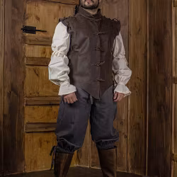 Diego Leather Jerkin