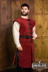 Jules Long Leather Jerkin