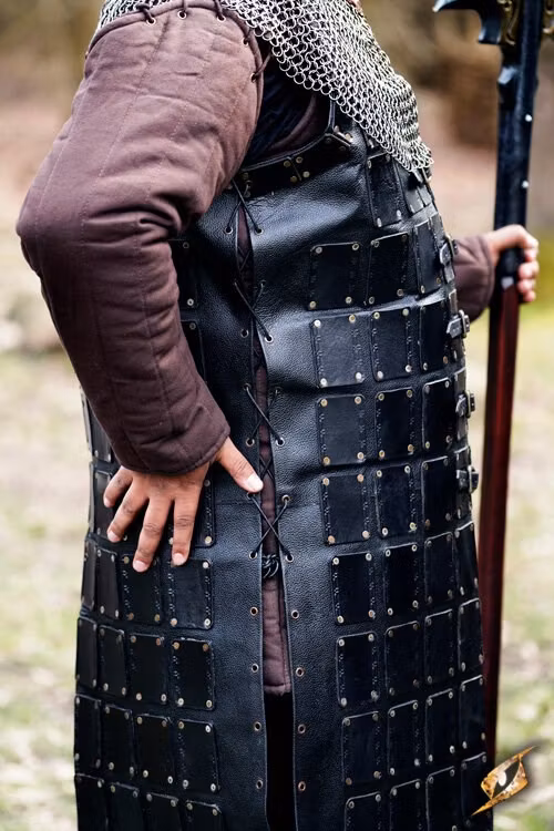 Leather Brigandine - Svart