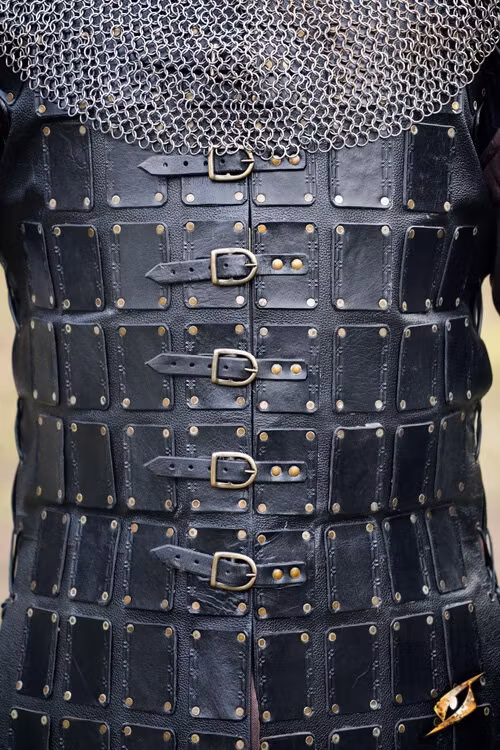 Leather Brigandine - Svart
