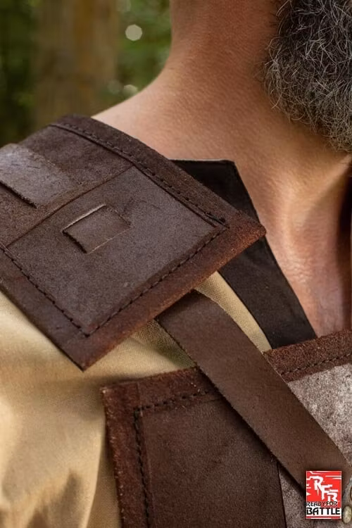 RFB Fighter Leather Armour - Brun
