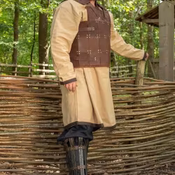 RFB Fighter Leather Armour - Brun