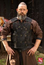 RFB Fighter Leather Armour - Svart