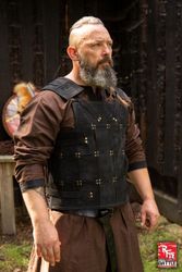 RFB Fighter Leather Armour - Svart