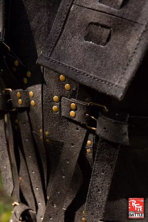 RFB Fighter Leather Armour - Svart