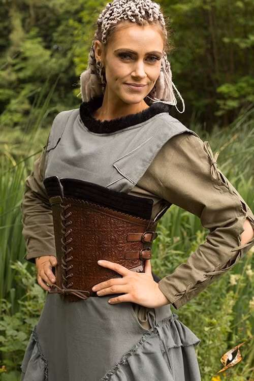 Corset Margot - Svart/Brun