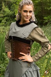 Corset Margot - Svart/Brun