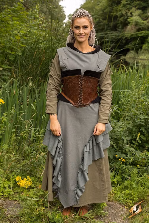 Corset Margot - Svart/Brun