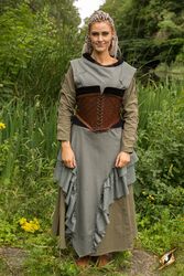 Corset Margot - Svart/Brun