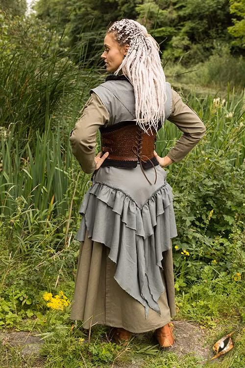 Corset Margot - Svart/Brun