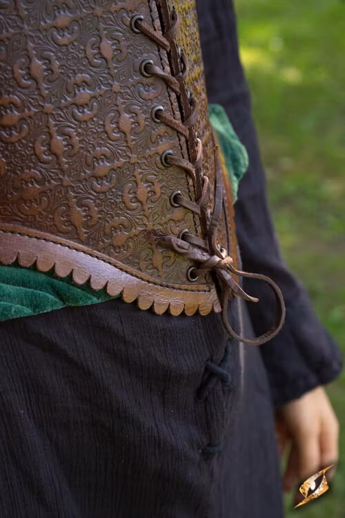 Corset Margot - Grön/Brun