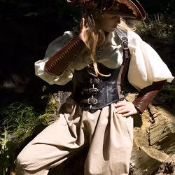 Rogue Corset - Brun/Ox Brun