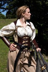 Rogue Corset - Brun/Beige