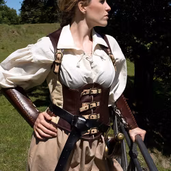 Rogue Corset - Brun/Beige