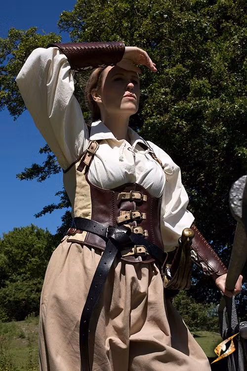 Rogue Corset - Brun/Beige