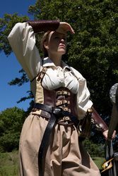 Rogue Corset - Brun/Beige