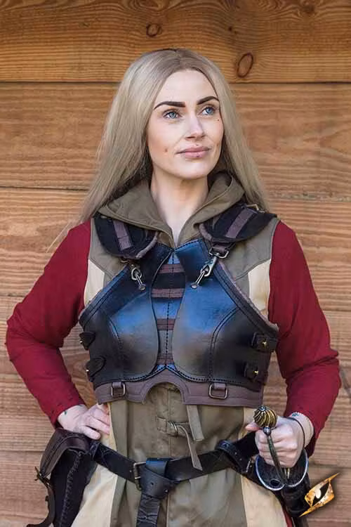 Rogue Female Armor - Svart/Brun