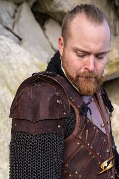 Woodsman Suede Shoulder Armour