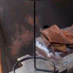 Helmet Stand Metal - Black