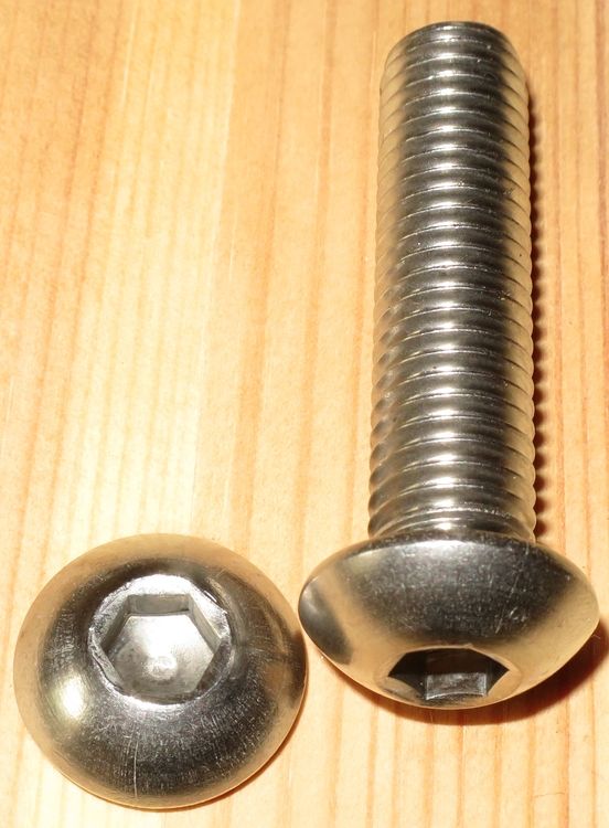 ROSTFRI INSEXSKRUV KULLRIG SKALLE A4 M3x25 20st