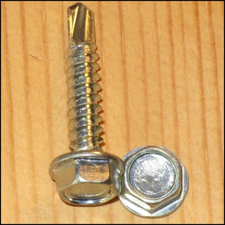 PLÅTSKRUV SEXKANT SJÄLVBORRANDE FZB HB-TEKS ST 4.8x25mm 25st