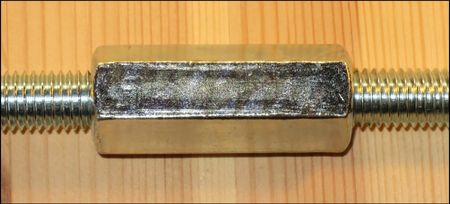 SKARVMUTTER FÖRZINKAD M12x50mm